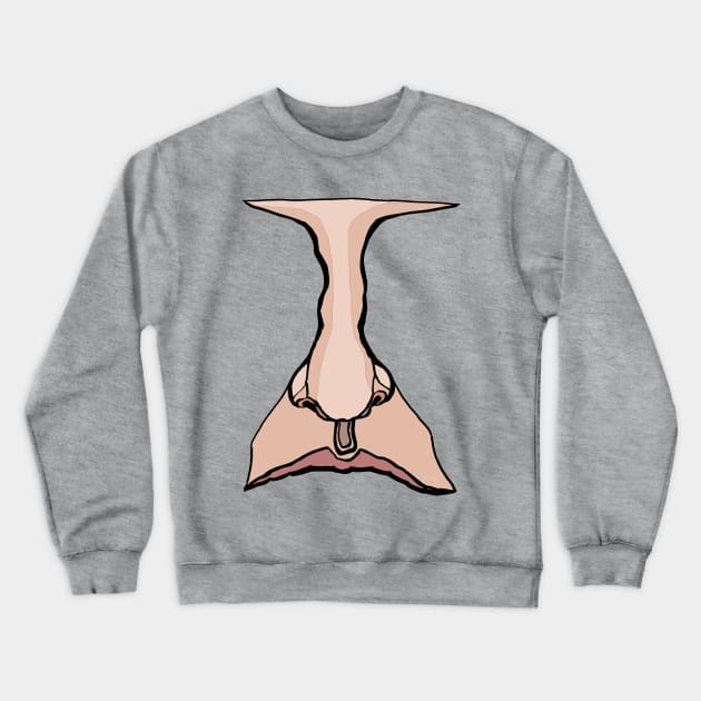 Nose Crewneck Sweatshirt by JSnipe
